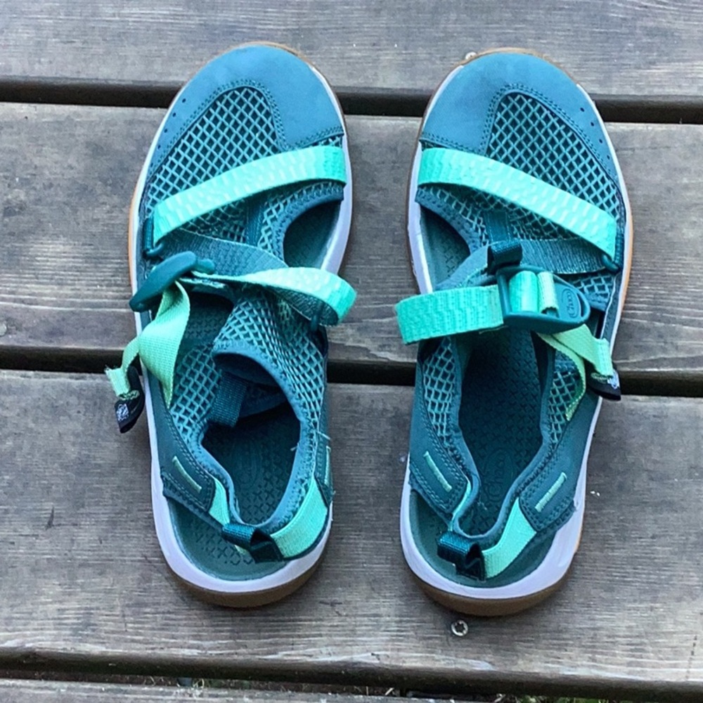 Teal Adventure Sandals